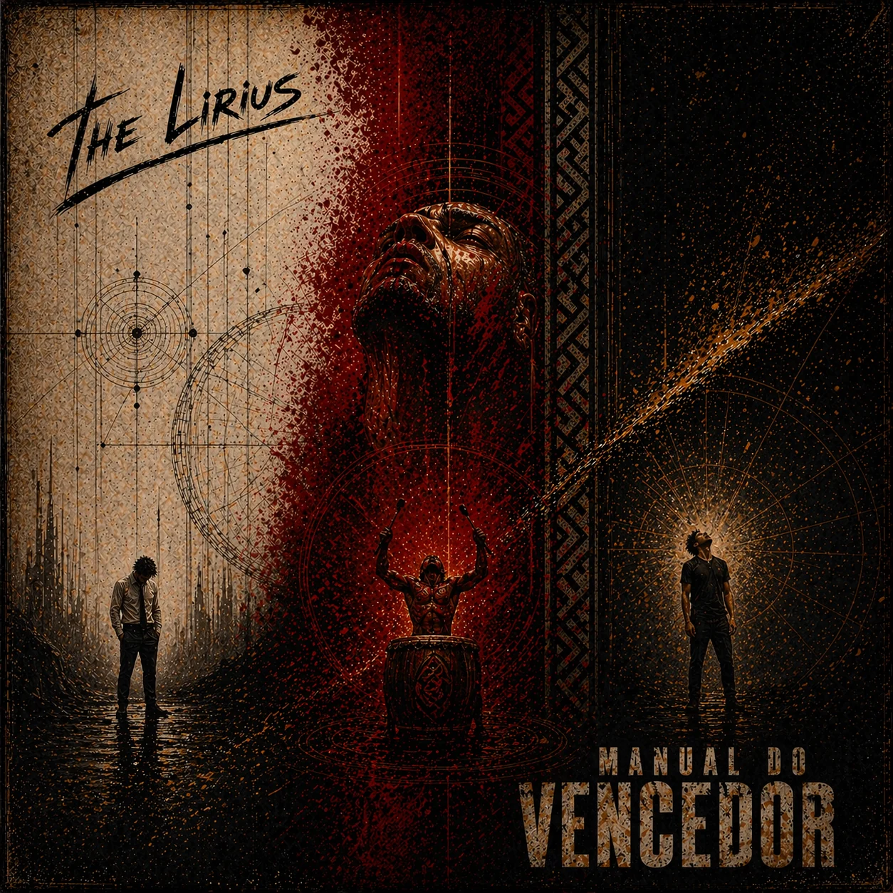 Capa oficial do álbum Manual do Vencedor da The Lirius