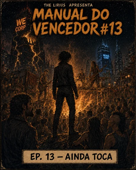 Capa original do quadrinho Ainda Toca — episódio 13 de Manual do Vencedor